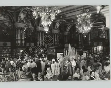 Crowded Shoppers ORNATE Interior Dept Store MOSCOW Russia Jacoby PIX Press Photo