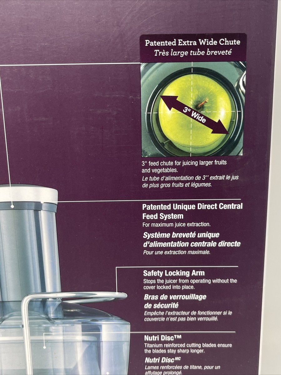 Breville The Juice Fountain Compact With Pulp Container Breville The Juice Fountain Compact With Pulp Container