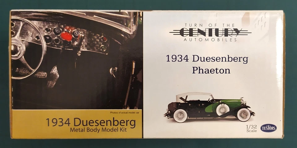 1934 Duesenberg - Metal Body Model Kit 1/32 - Testors - Immagine 3 di 3