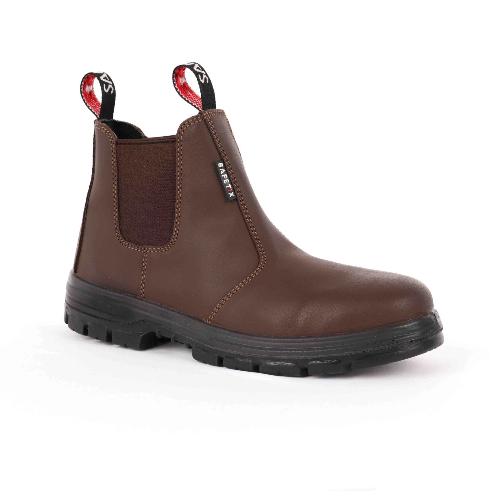 Safetix - Morrow - S3 SRC PU Safety Economy Dealer Boots - Brown