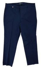 LAUREN RALPH LAUREN WOMEN'S PANTS NAVY
