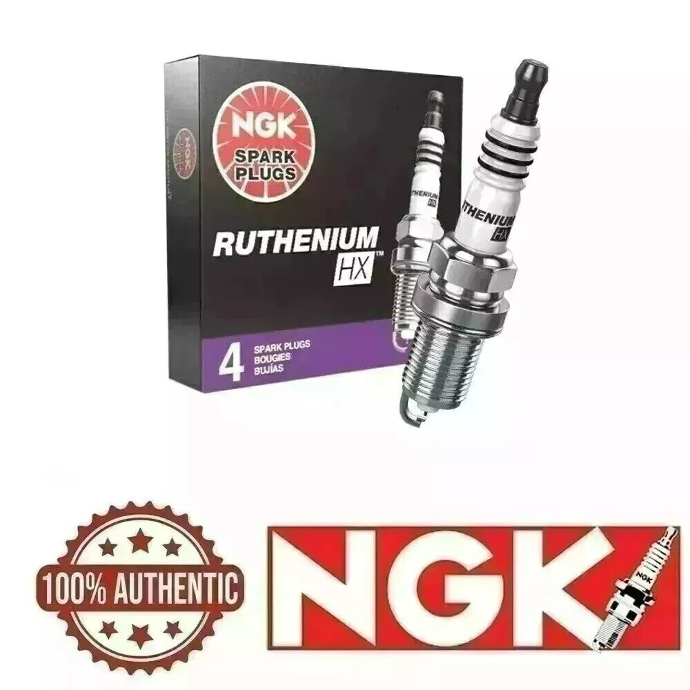 NGK 94279 FR6AHX-S Ruthenium HX Spark Plug - Set of 4