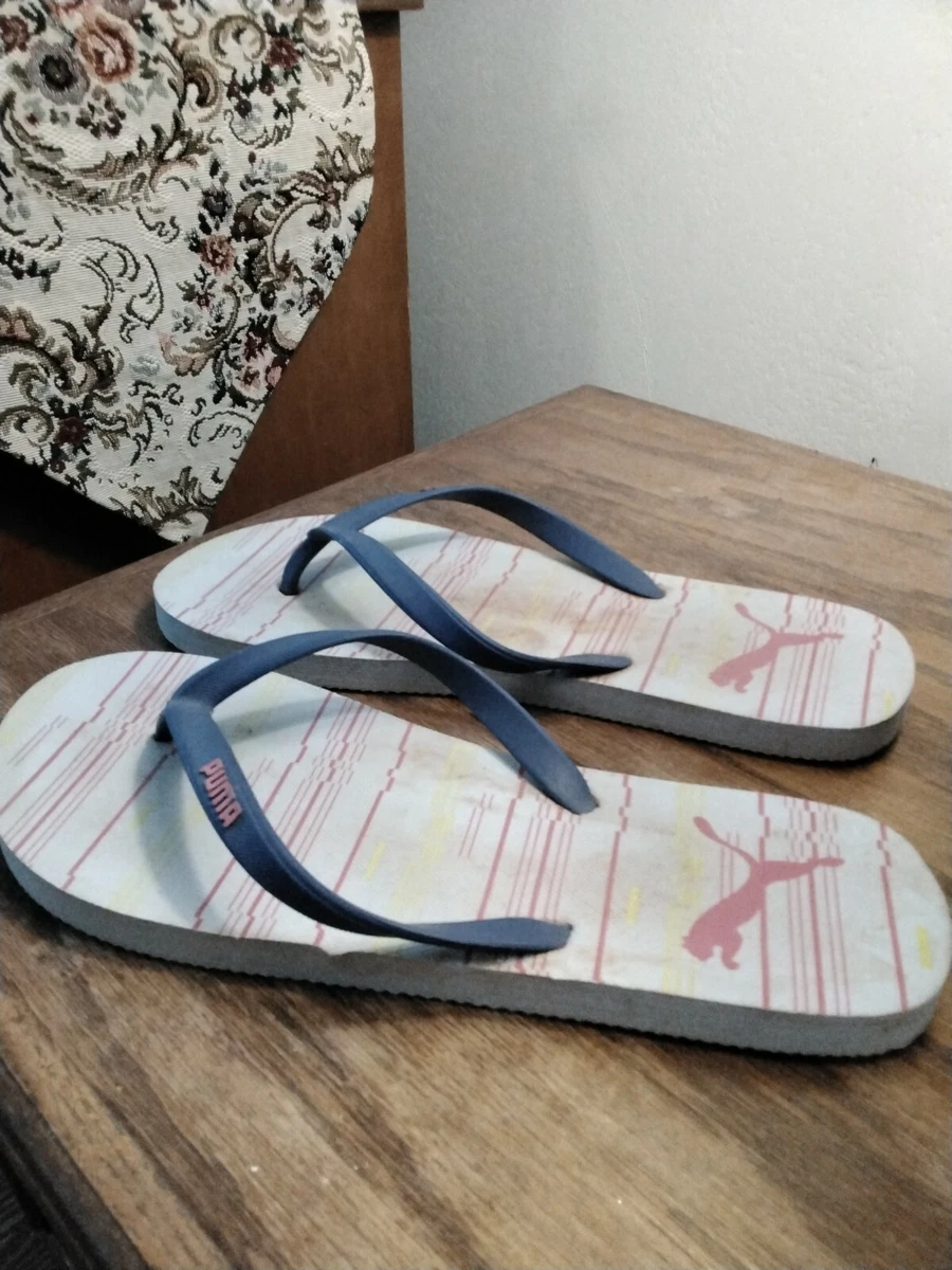 Puma multicolor thong flip flop sale