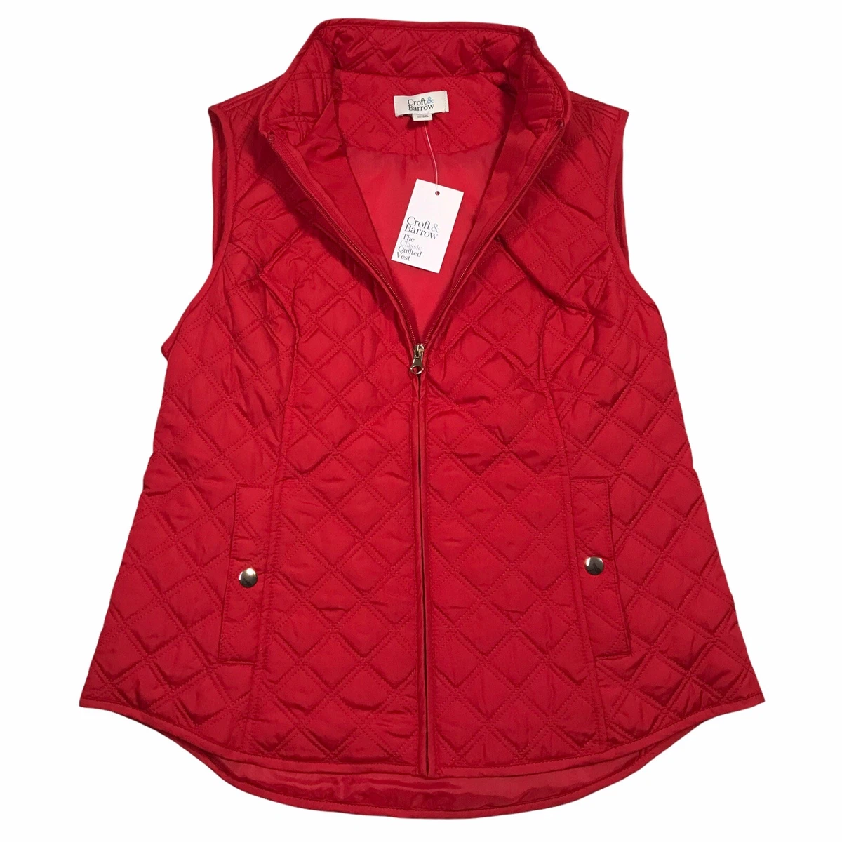 Croft and barrow classic quilted clearance vest