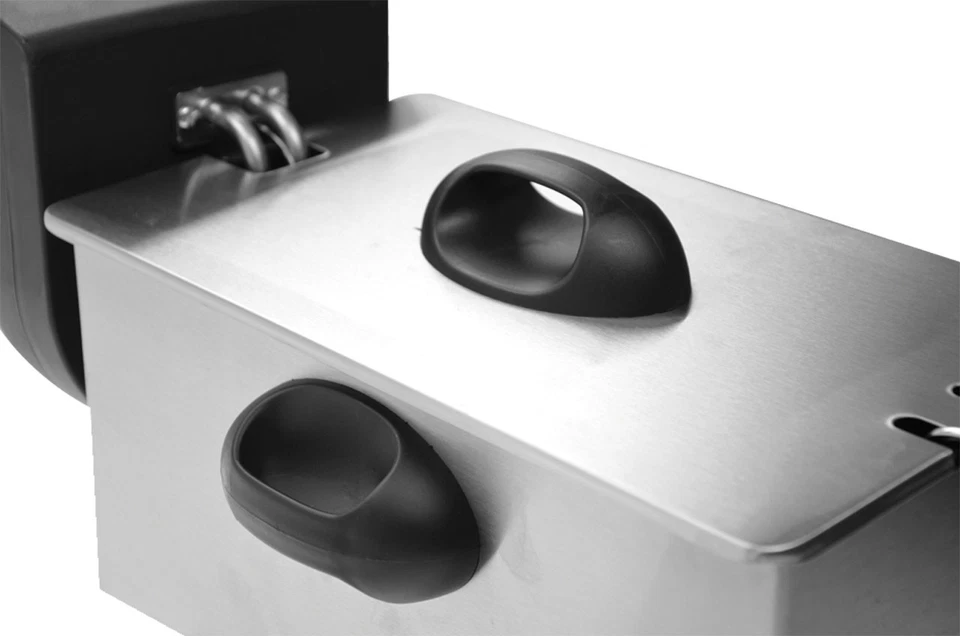 Fritteuse 3L Edelstahl Kaltzonen Friteuse 2000W 3 Liter Fritöse Frittöse NEU - Bild 3 von 4