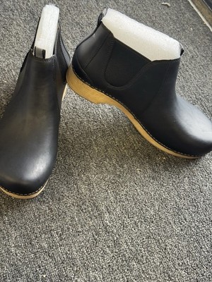 Dansko Becka Women's Boots, Black Oiled Pull Up, W41