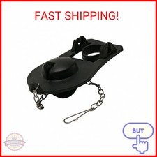 Fluidmaster 506 2-Inch Universal Flexible Frame Toilet Flapper , Black