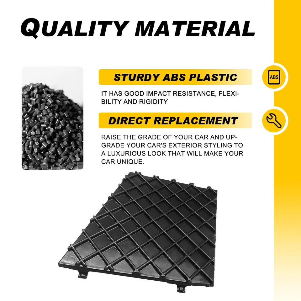 Cubierta de rejilla inferior delantera de malla 2 piezas para BMW 528i 525i 530i 535i 545i 550i Foto 3 de 4