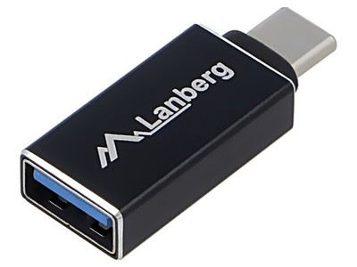 AD-UC-UA-02 Adapter USB 3.1 USB A-Buchse,USB C-Stecker vernickelt ABS LANBERG