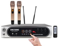 Singtronic Professional 6000W Karaoke Digital Sound Processor Amplifier w/ Mics