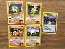Pokemon Gym Heroes-Brock's collection- 5 Card Lot- 1999 WOTC