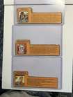 GI Joe Estrela Brazil Comandos Em Acao Destro, Spirit, Flint File Card Lot 💥
