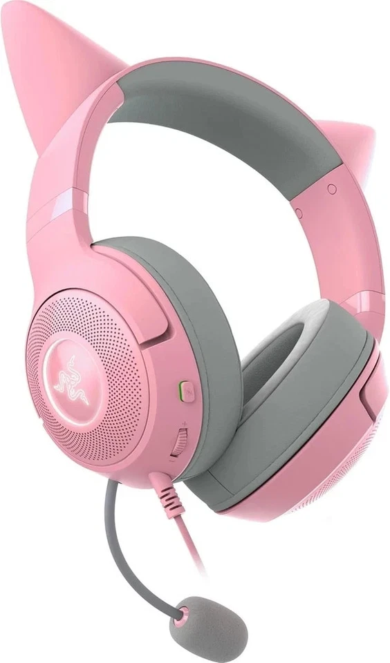  Kraken Kitty V2 USB Wired Headset: Chroma RGB Kitty Ears - Stream Quartz Pink - Image 4 of 4