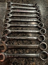 Craftsman 10-pc Combination Ignition Wrench Set 42319 Sae Made-in-usa10b Craftsman 10-pc Combination Ignition Wrench Set 42319 Sae Made-in-usa10b