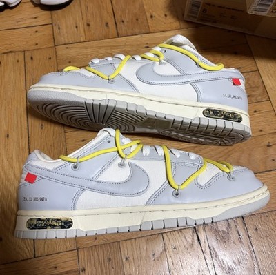 Size 8.5 - authentic Nike Off-White x Dunk Low  Lot 27 of 50   Clean