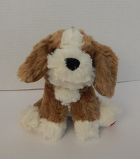 Walmart Brown White Puppy Dog Plush