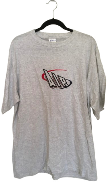 Vintage AIR Nike Shirt Mens XL Gray No Swoosh Michael Jordan ?