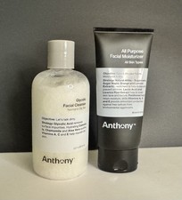 Anthony Skincare Set Glycolic Facial Cleanser  All Purpose Moisturizer