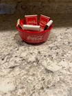 Vintage Coca Cola Ashtray with 5 packs of matches