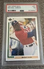 154022478 Michael Jordan 1991 Upper Deck #SP1 Inserts PSA 7