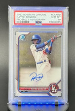 PSA 10 Rayne Doncon 2022 Bowman Prospect AUTO 1st #CPARD Dodgers🔥