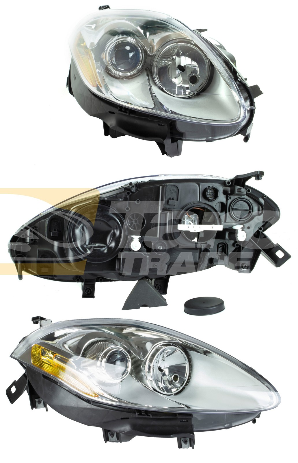 Phare avant droite Fiat Bravo 2007-2014 remplace votre optique cassée ou jaunie au contrôle technique