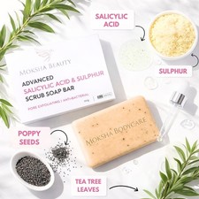 Sulphur Soap 100g Bar Natural Acne Treatment Eczema Rosacea Scabies Antifungal