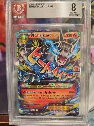 M Charizard-EX graded BGS 8 for sale on eBay
