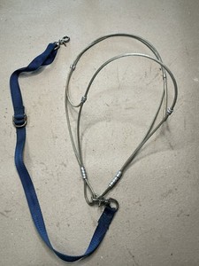 Western Bridle Cable Tie Down Nose Band With Nylon Strap