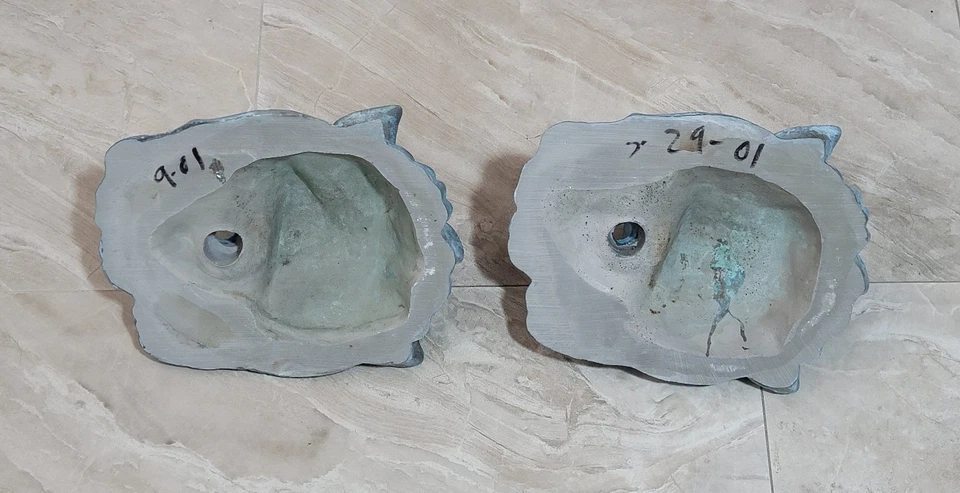 Roman Lion Heads Water Spout Features for Pool or Fountain - Image 4 of 4