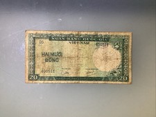 South Vietnam 20 Dong 1964 Circulated