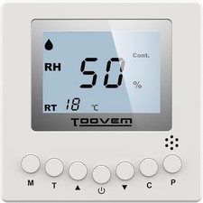 Toovem Remote Controller for ARGENDON Dehumidifier Digital Humidity, Temperature