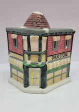 Porcelin Village House Candle Holder