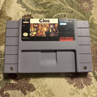 Clue (Super Nintendo Entertainment System, 1992) SNES Authentic Tested !!