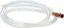 6 Foot Hose for Gasoline and More - 1/2" Valve Siphon Pump - Use for Cars, Boats