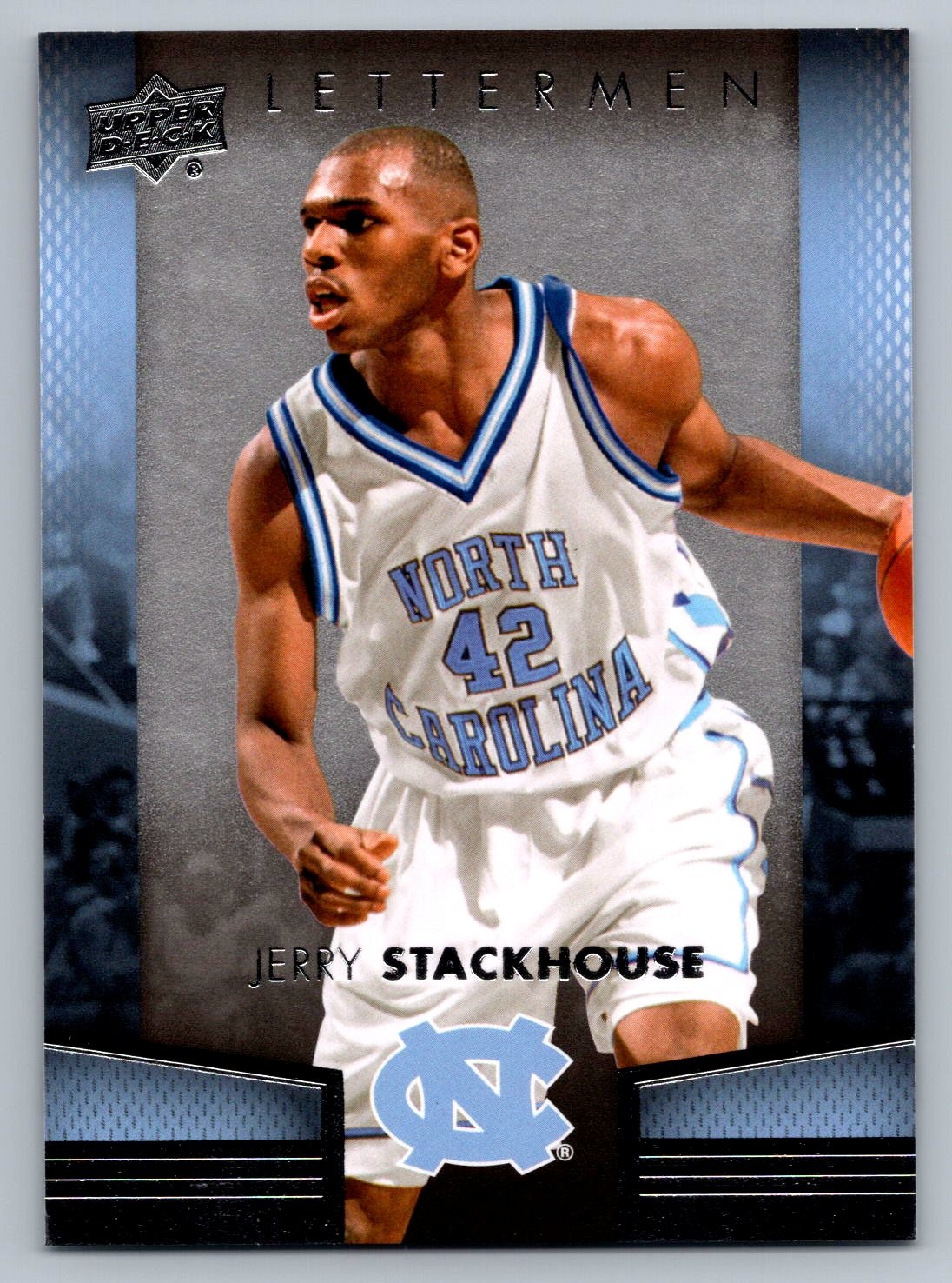 2014 Upper Deck Lettermen #36 Jerry Stackhouse North Carolina Tar Heels