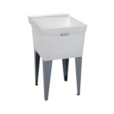 EZ-FLO El Mustee 19F Utilatub 18-Gallon Floor-Mount Laundry/Utility Tub, 34 X 20