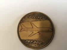 Boeing 767-300 Commemorating Rollout January 14 1986 1 1/2" Token Medal