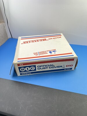 NOS! Open Box BIC D10 Official Turntable Dust Cover READ DESCRIPTION