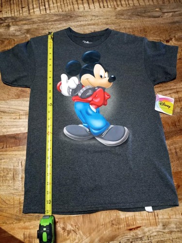 Disney Mickey Mouse Music DJ Headphones Youth T Shirt Sz L - Picture 5 of 6