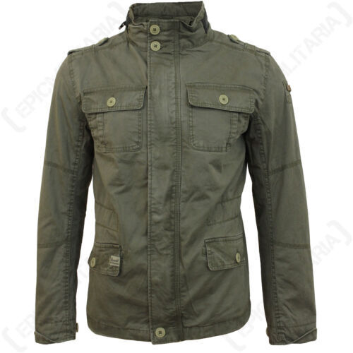 Brandit Clásico M65 Campo Militar Chaqueta Vintage Para Hombre