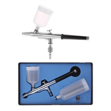 Gravity Feed Airbrush 0.3mm Spray Art Paint Kit Nail Tattoo Tool