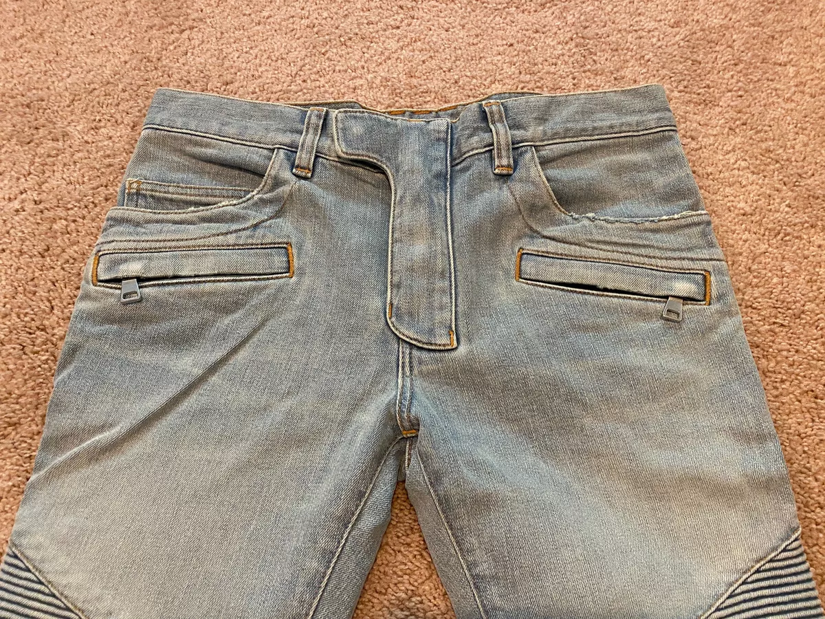 Authentic Balmain Moto - Light - Size 30 | eBay