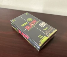 RAW BLACK ORGANIC 1.25 1 1/4 Rolling Papers 24 Count Box Sealed