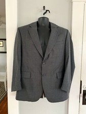 Jos. A Banks Sport Coat Size 40 Dark Gray Sleek Jacket