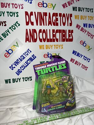 LEONARDO & DONATELLO Turtles In Training 2013 Nickelodeon Ninja Turtles TMNT NEW