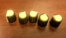 Peavey XR Series Mixer and Amplifier Knobs Orange/Pink . Set of 5