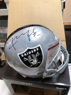 khalil mack signed helmet