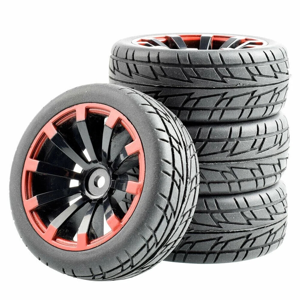 RC Car Speed Tires & Wheel insert sponge 4PCS For HSP HPI TAMIYA 1/10Touring Car