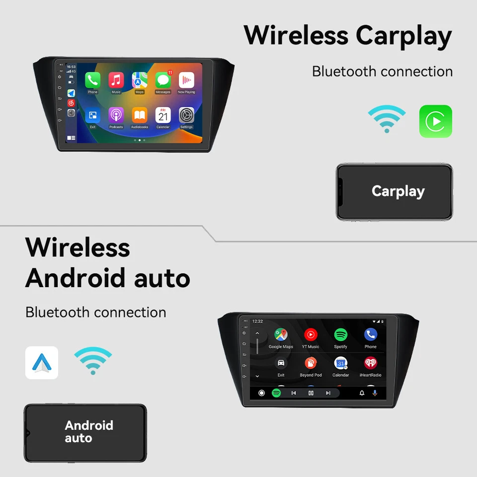 Für Skoda Fabia 3 III 2015-2022 Android 13 Carplay Autoradio GPS Navi 2+64 - Bild 4 von 4